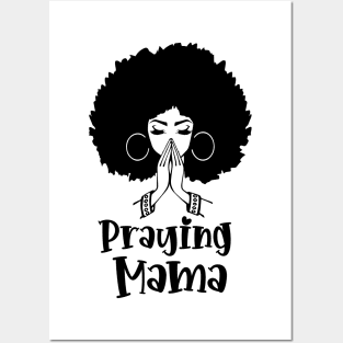 Praying Mama, Afro Woman, African American Woman Posters and Art